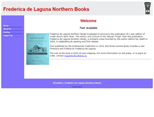 Tablet Screenshot of fredericadelaguna-northernbooks.com